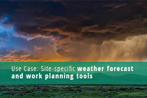 Lesen Sie mehr über den Artikel Use Case: Site-specific weather forecast and work planning tools