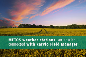 Read more about the article METOS weather stations can now be connected with xarvio Field Manager