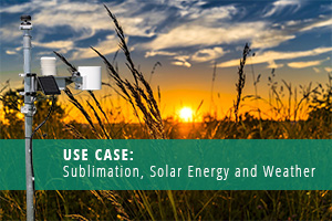 Read more about the article USE CASE: Sublimation, Solar Energy and Weather