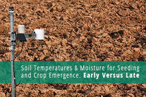 Read more about the article Soil Temperatures & Moisture for Seeding and Crop Emergence: Early Versus Late
