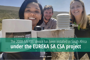 Lesen Sie mehr über den Artikel The 200th METOS device has been installed in South Africa under the EUREKA SA CSA project