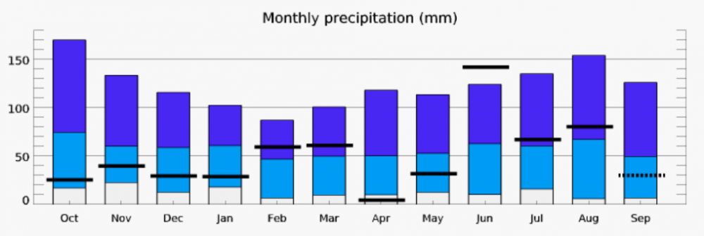 FC History pager_Monthly precipitation (Havi csapadék)