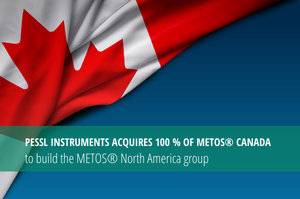 Pessl Instruments acquires 100 % of METOS® Canada to build the METOS® North America group