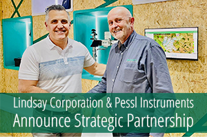 Lindsay Corporation and Pessl Instruments Announce Strategic Partnership