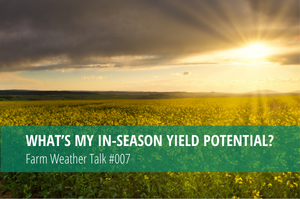 Blog - Farm Weather Talk #007 - Potenciál výnosu_feature